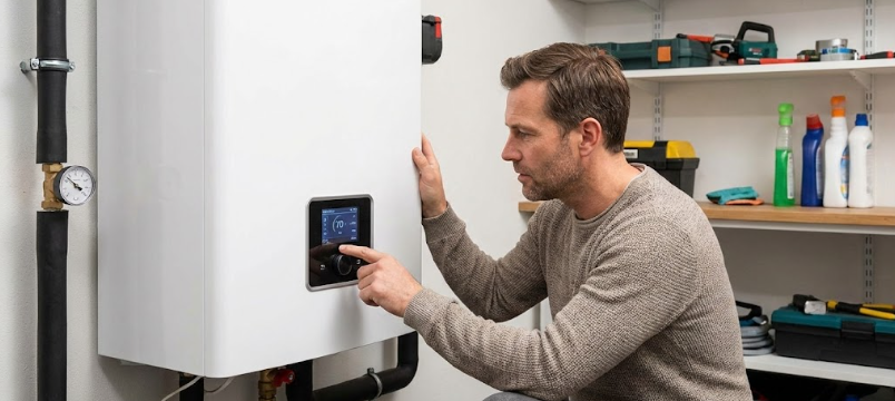 Drukmeter controleren op de cv