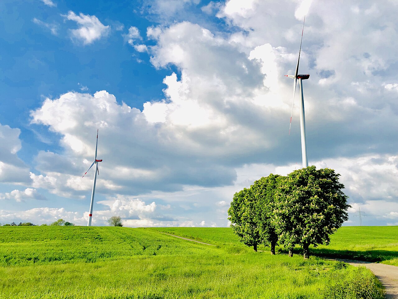 Windturbines groene energie - groene stroom dynamisch energiecontract