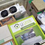 Energiedisplay voor energiebesparing huishoudens toont het stroomverbruik op een scherm